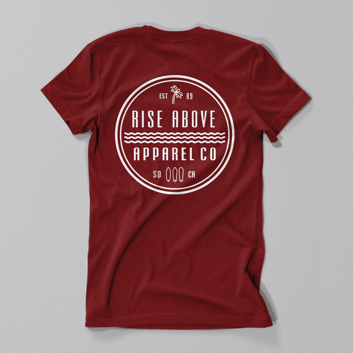 Rise apparel top